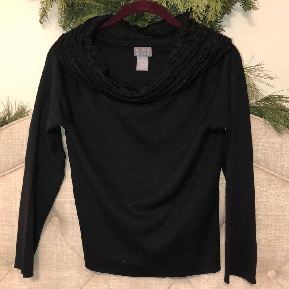 Sigrid Olsen Black Top